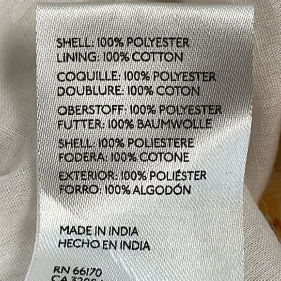 New Free People Tessa Floral Print Ruched Dress Yellow Daisy Cut Out Sz S - Picture 11 of 12